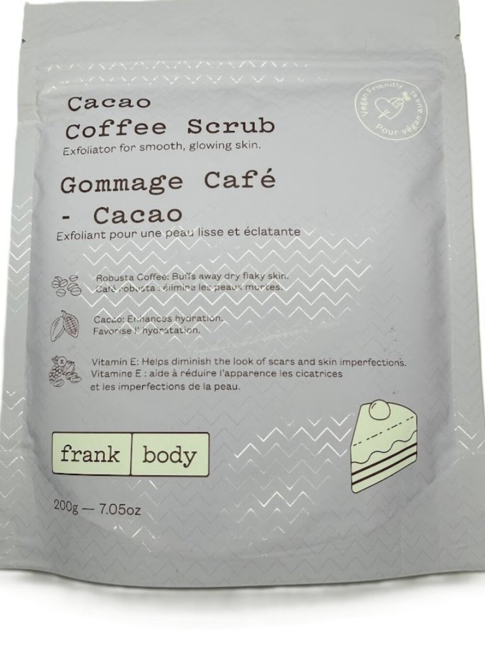 Frank Body Cacao Coffee Scrub (7.05 oz / 200 g)